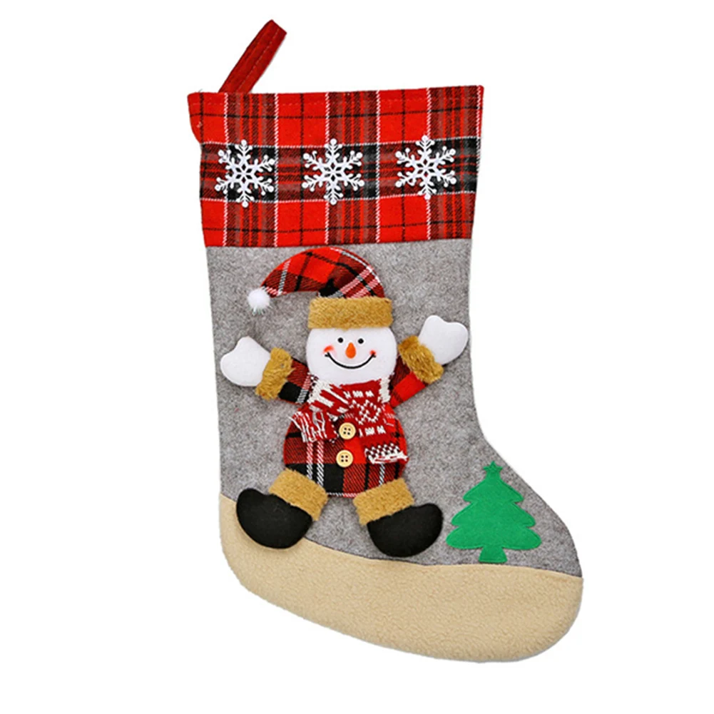 Christmas Stocking Hanging - Appeso al camino Decorazione del camino