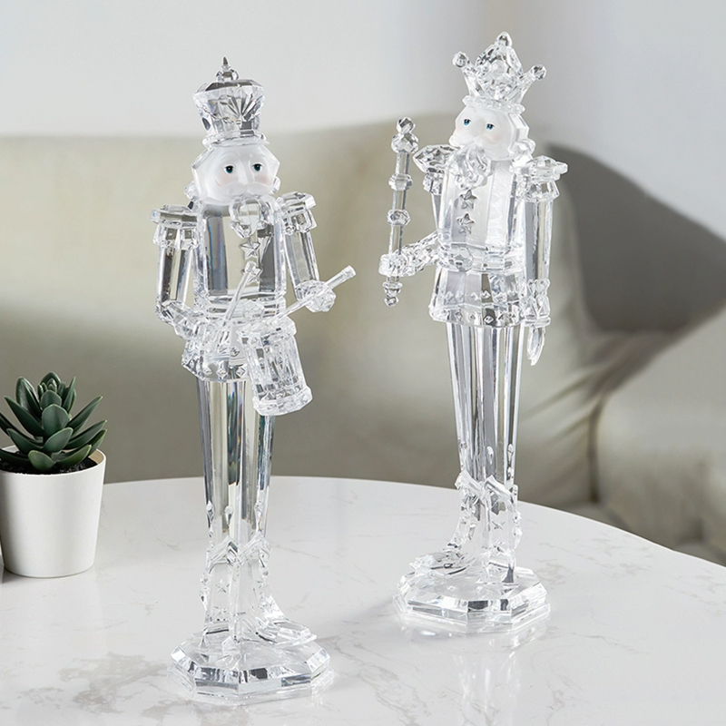Nutcracker Figurine - Statue di personaggi in acrilico, ornamento