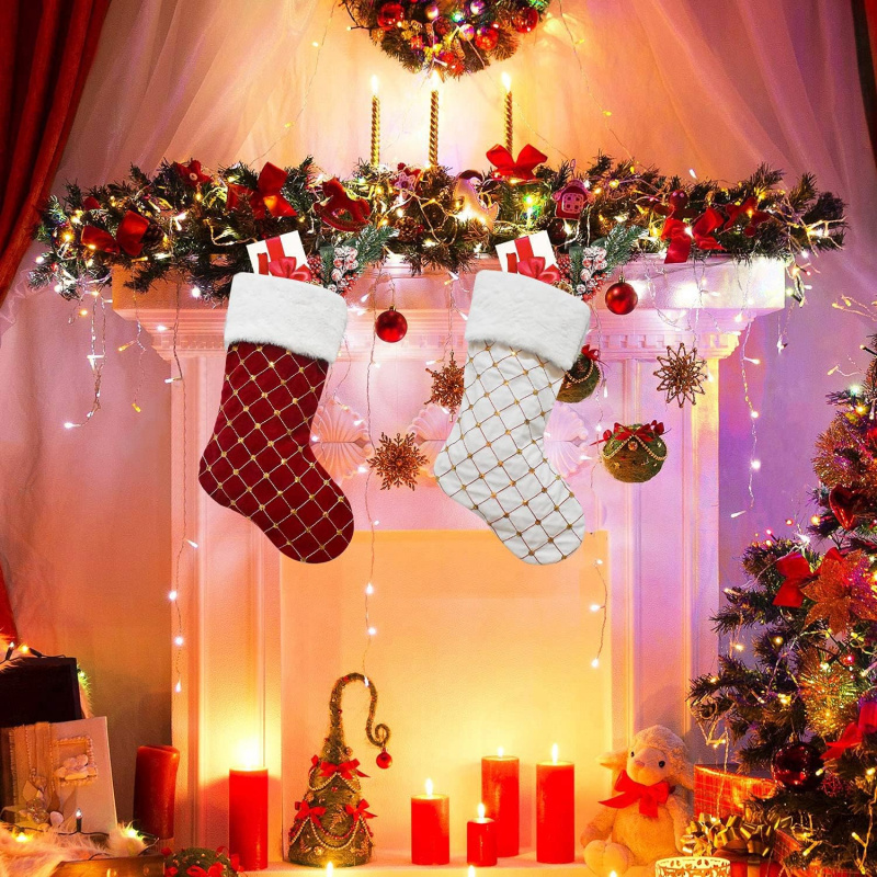 Calza natalizia morbida pellic - Christmas Stocking Hanging recensione e prezzo