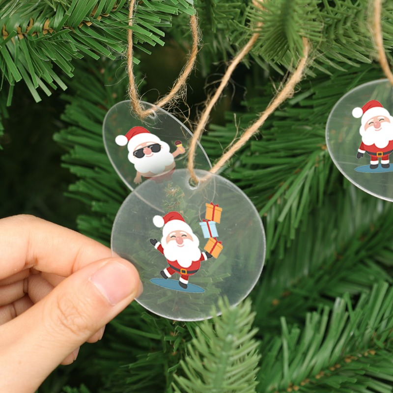 5/100x Palline Trasparenti Rot - Christmas Stocking Hanging recensione e prezzo