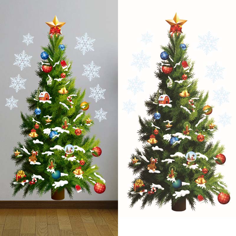 Adesivi murali albero di Natal - Snowflake Window Decal recensione e prezzo