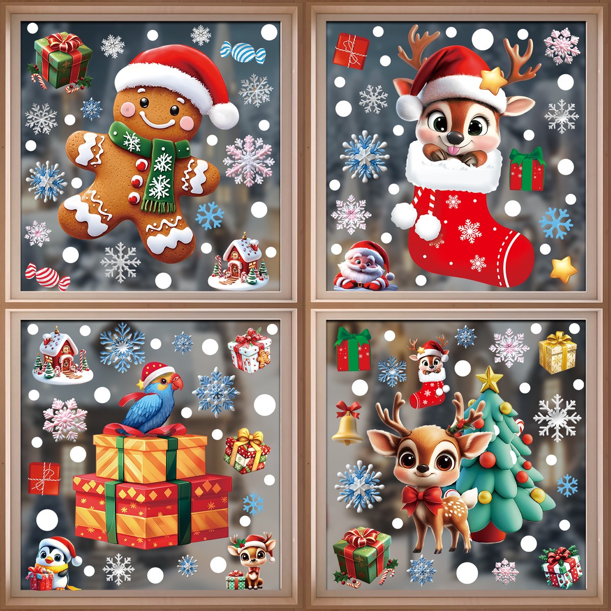Adesivi per finestre di Natale - Snowflake Window Decal recensione e prezzo
