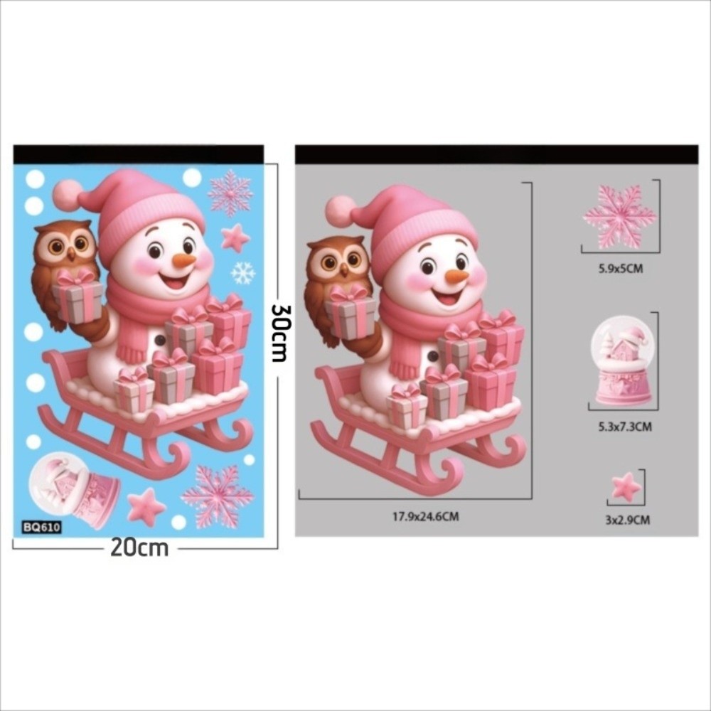 Adesivi per finestre in PVC ri - Snowflake Window Decal recensione e prezzo
