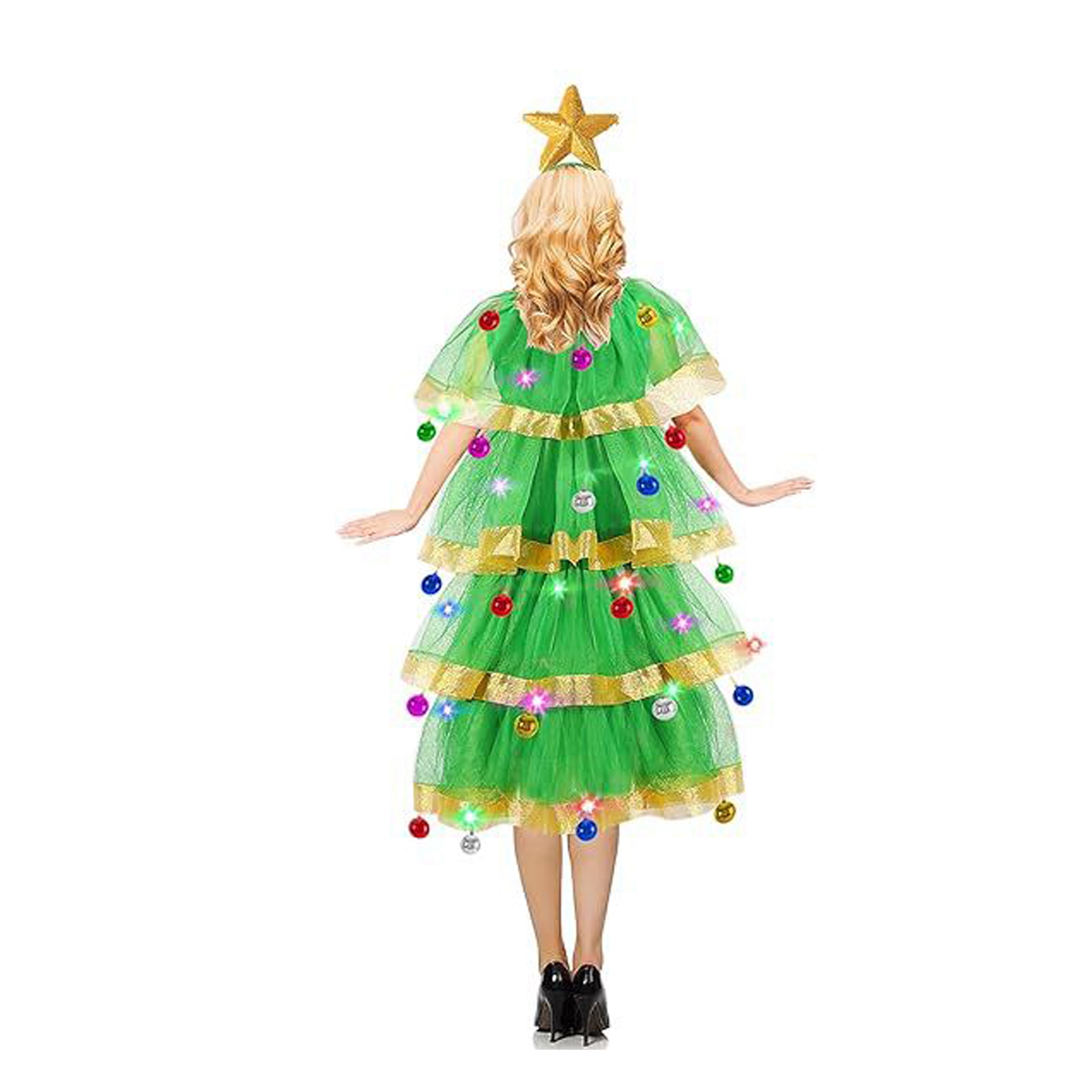 Set di costumi cosplay verdi a - Elf Costume Christmas recensione e prezzo