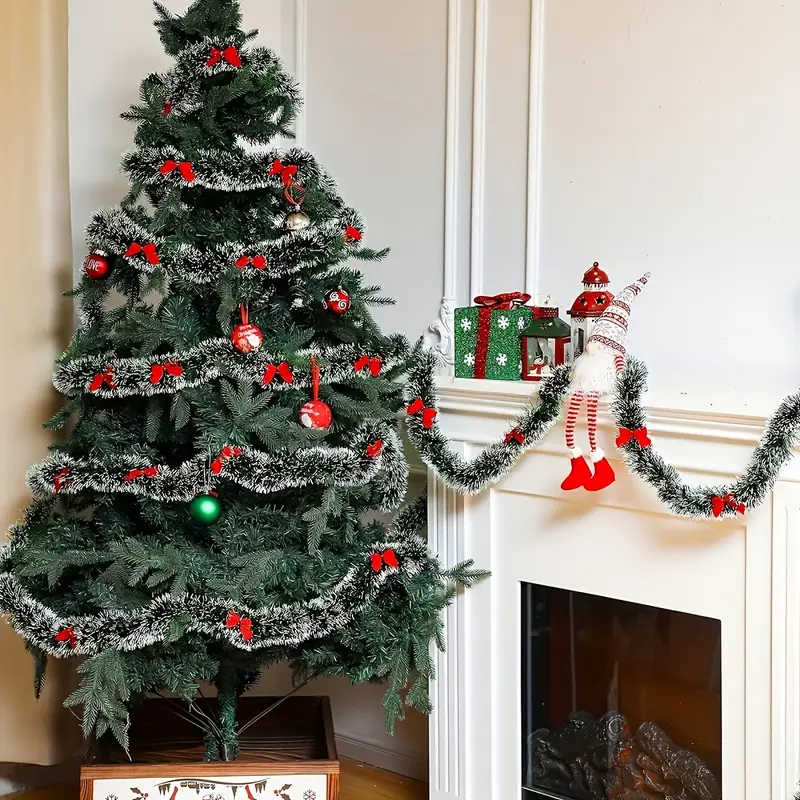 Fiocco di Natale Nastri per or - Tinsel Garland Decoration recensione e prezzo