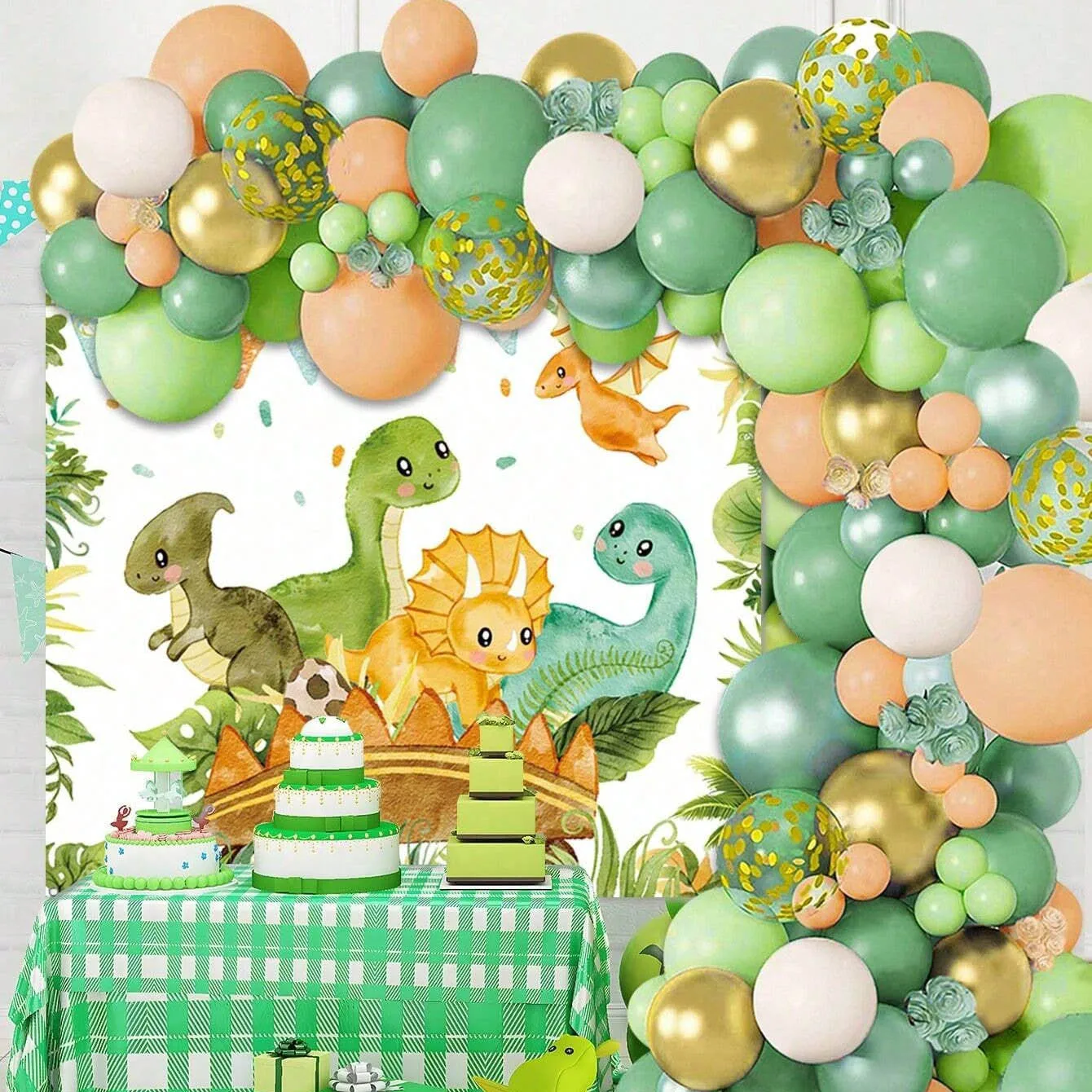 Set di palloncini dinosauro Ar - Tinsel Garland Decoration recensione e prezzo