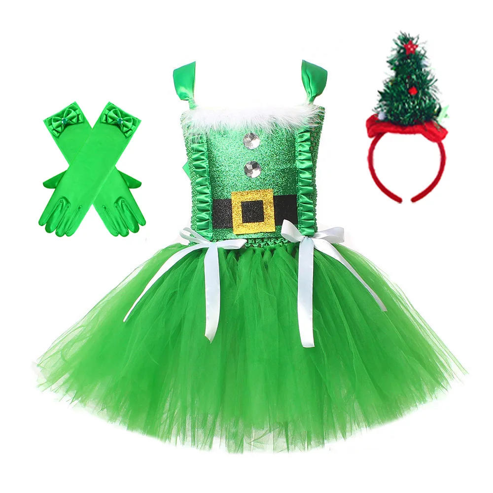 Abito tutù per bambini di Nata - Elf Costume Christmas recensione e prezzo