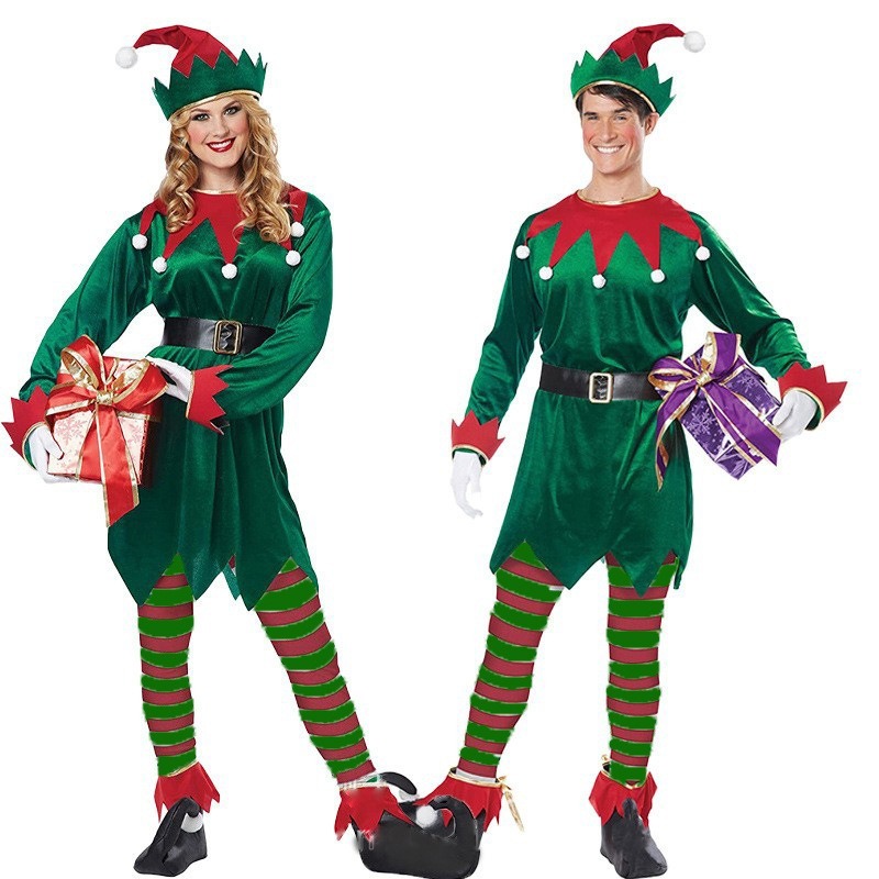 Set di costumi da elfo verde p - Elf Costume Christmas recensione e prezzo