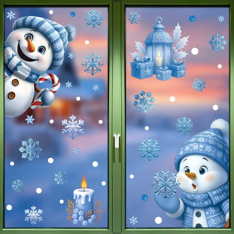 Adesivi Statici Natalizi in PV - Snowflake Window Decal recensione e prezzo