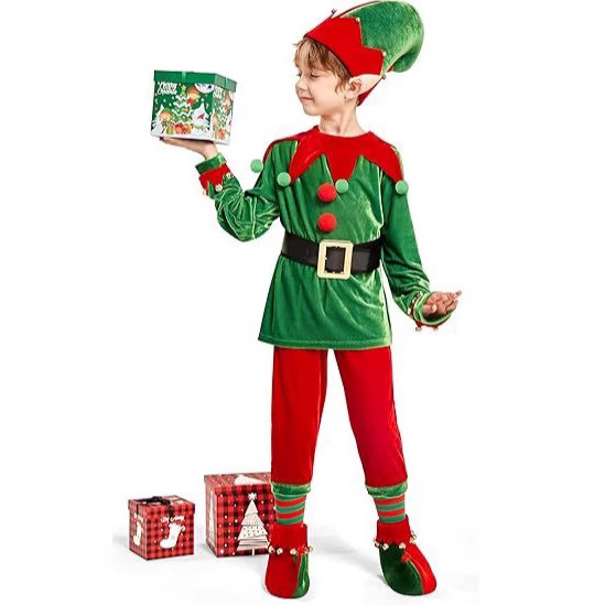 Set Costume da Elfo Natalizio  - Elf Costume Christmas recensione e prezzo