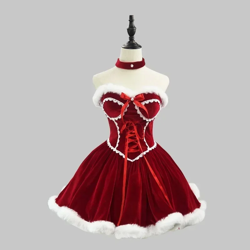 Abito rosso di Capodanno Mante - Elf Costume Christmas recensione e prezzo
