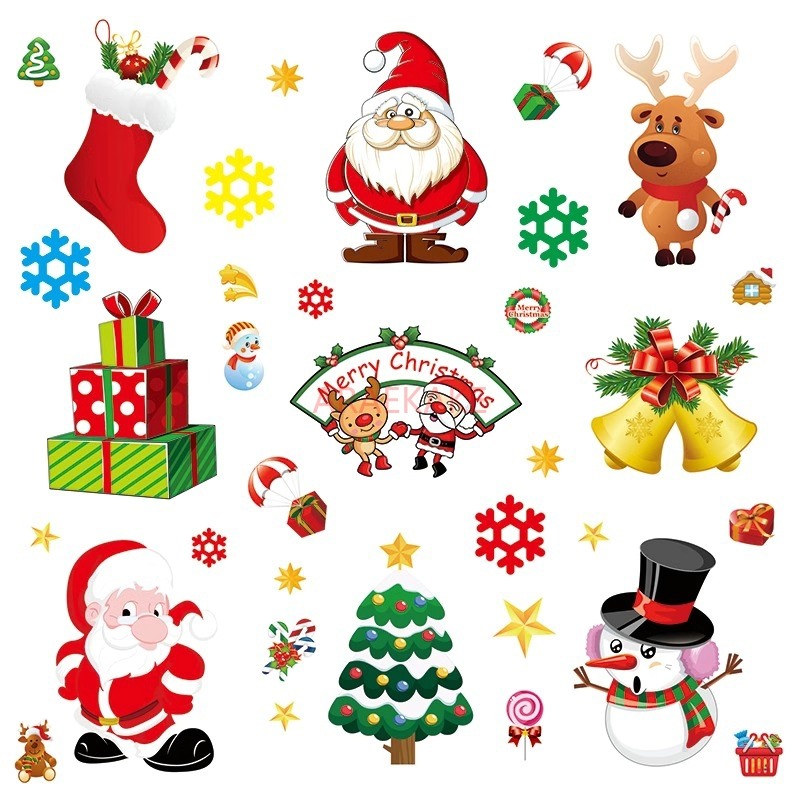 1 pz adesivo statico natalizio - Snowflake Window Decal recensione e prezzo