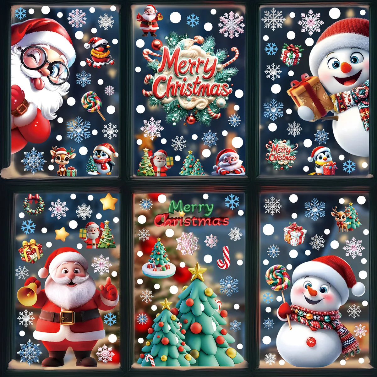 2025 adesivi natalizi statici  - Snowflake Window Decal recensione e prezzo