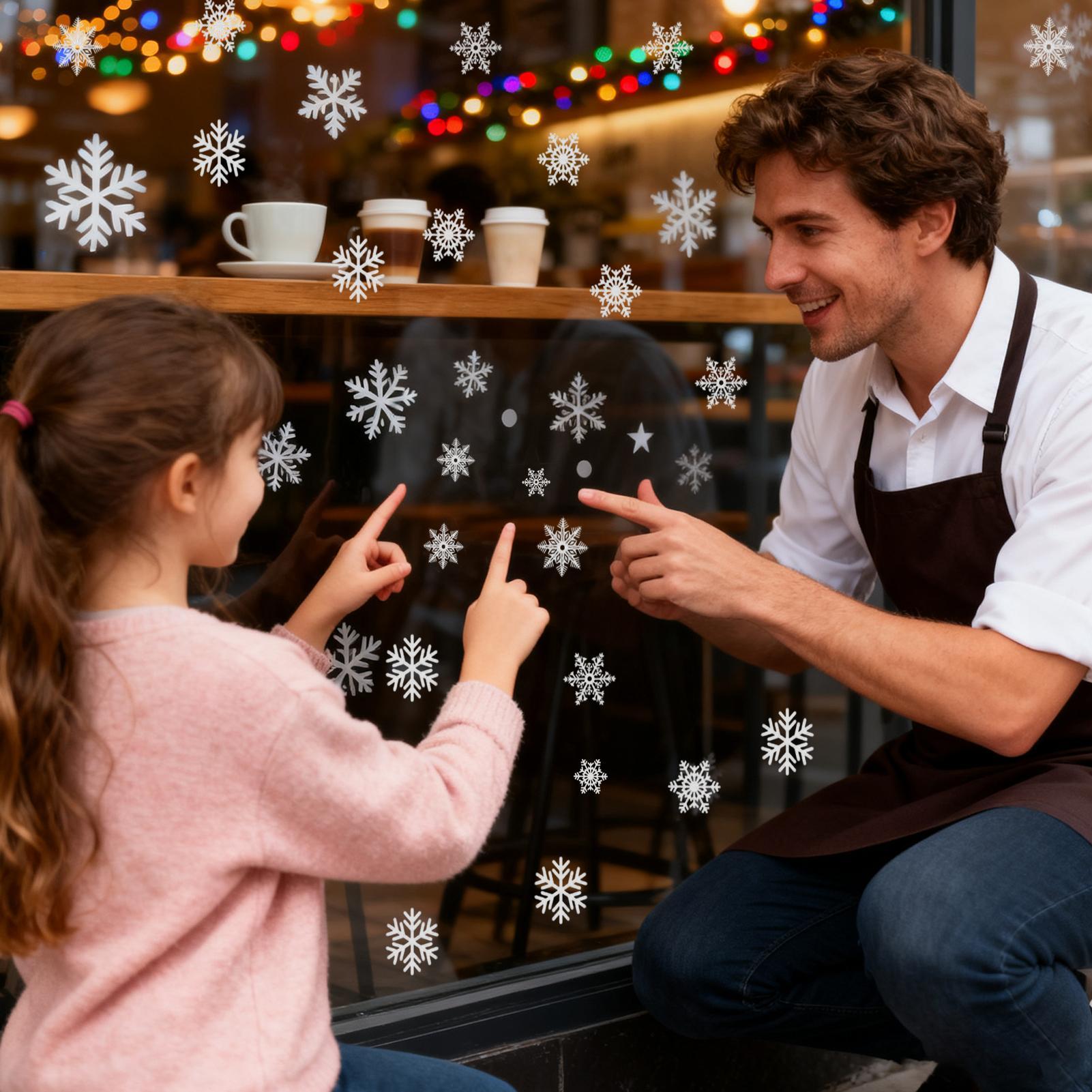 Fiocco di neve per finestre, d - Snowflake Window Decal recensione e prezzo