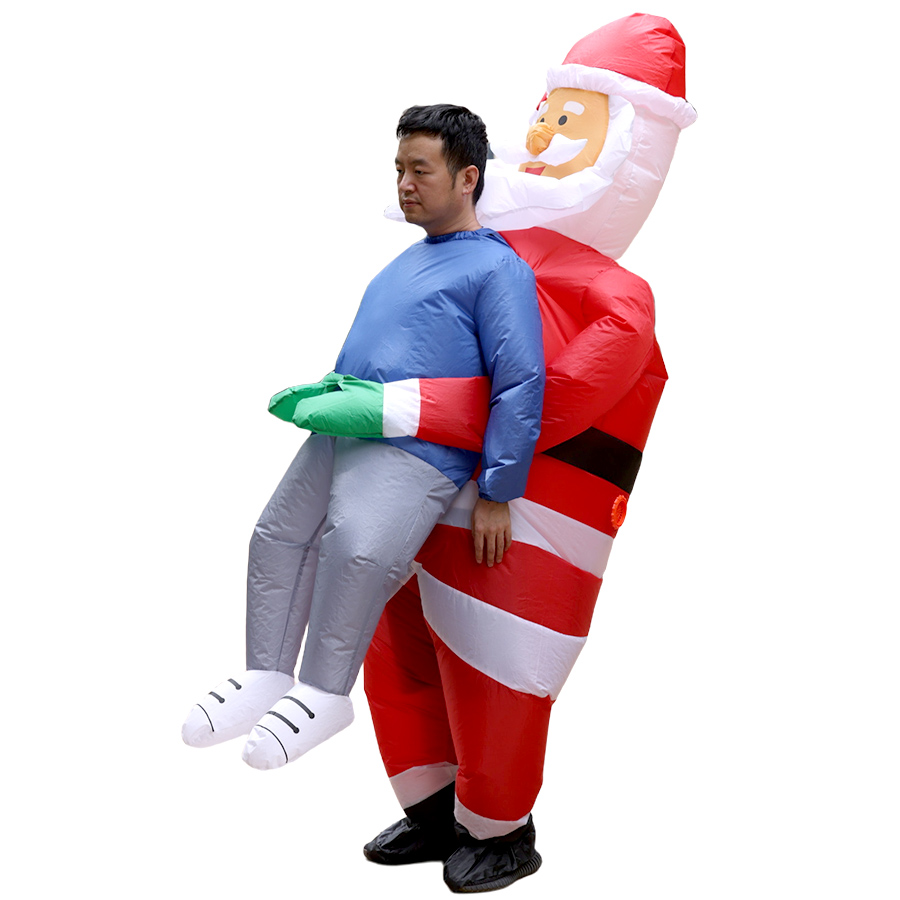 Costumi Gonfiabili Natalizi Di - Elf Costume Christmas recensione e prezzo
