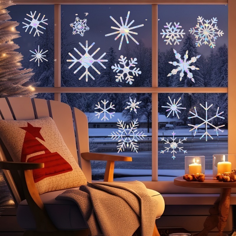 Decalcomanie per finestre elet - Snowflake Window Decal recensione e prezzo